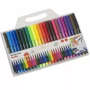 Marķieru pildspalvas TOPWRITE Topwrite Felt tip 24gab 2 mm — 24 krāsas, 2 mm gals