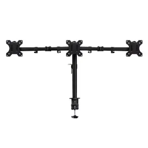 ACT Triple monitor arm Clamp/Bolt-through 30 kg 13-27 inch