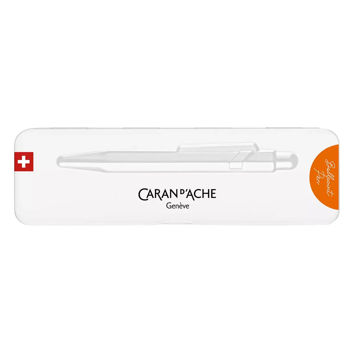 Clip-on retractable ballpoint pen Caran d-Ache 849 COLORMAT-X Photo 3