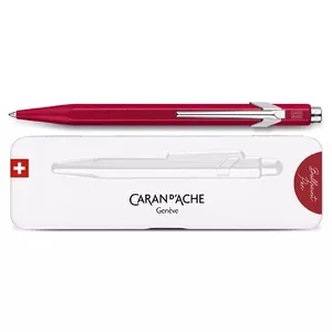 Piekaramā atsperes pildspalva Caran d-Ache 849 COLORMAT-X Zila Sarkanā