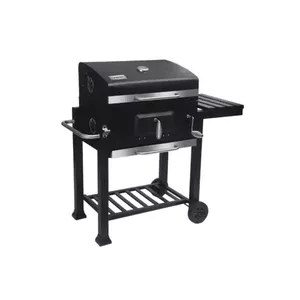 Blaupunkt GC601 outdoor barbecue/grill Fireplace Charcoal (fuel) Black, Stainless steel