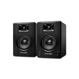 Studio monitor speaker M-Audio BX4 50 W RMS, MDF housing, 69–22000 Hz, wired inputs (3.5 mm, 6.35 mm), tabletop, black