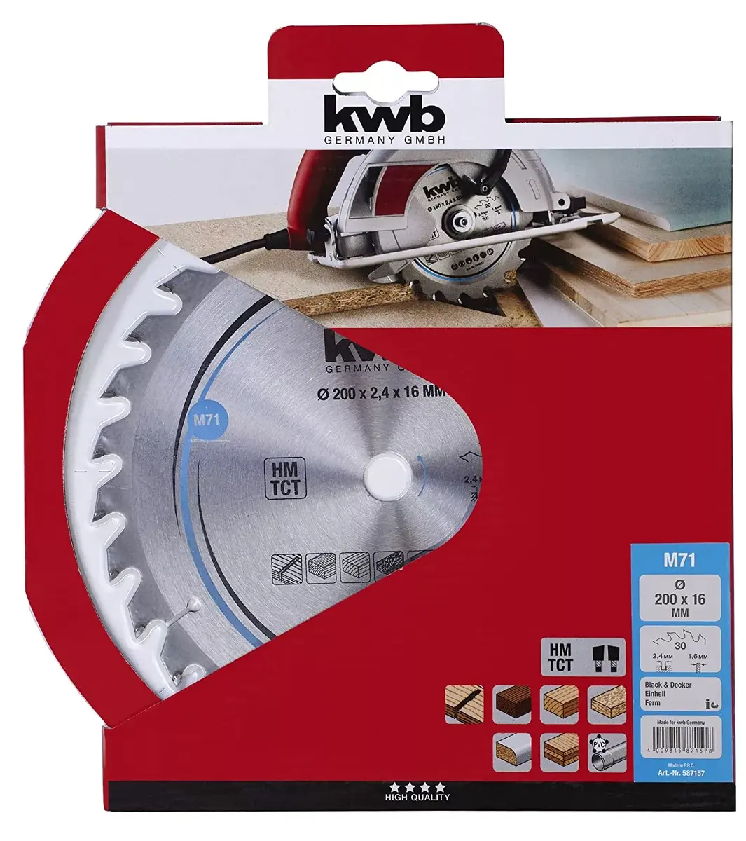 Ripu zāģis KWB 587157 Photo 2