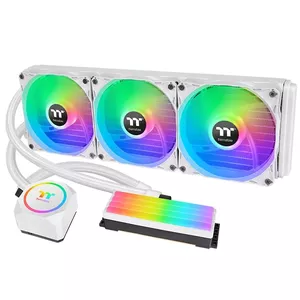 Thermaltake Floe RC360 CPU & Memory AIO Liquid Cooler Snow Edition Atmiņas modulis Universāls šķidruma dzesētājs 12 cm 1 pcs