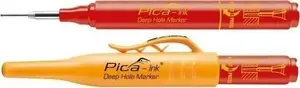 Marķieris dziļām caurulēm PICA MARKER 150/40/SB — s Sarkans tinti, paredzēts marķēšanai dziļās bedrēs