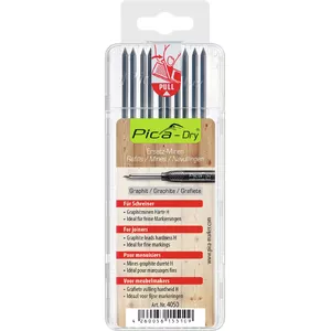 Запасной грифель Pica-Marker 4050/SB H Серый Твердость: H Цвета письма: Серый