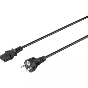 Power cable Black 1.5 m IEC C13 CEE7/4 Conrad SY-5042694