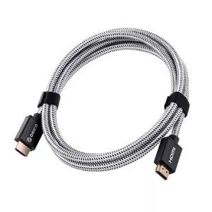 HDMI kabelis ORICO HD501-20-BK-BP 2.0, 4K@60Hz, neilona pinums, 2 m