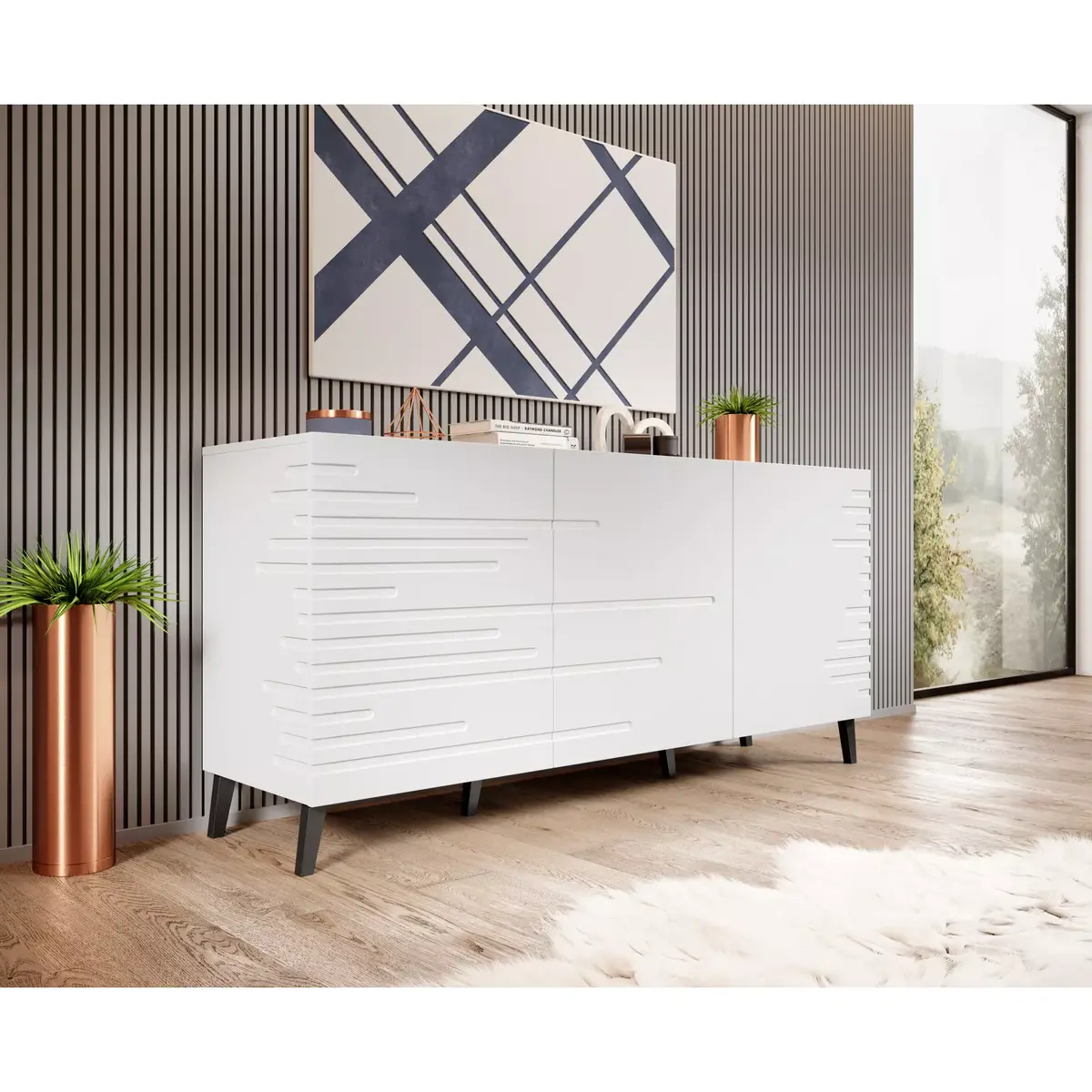 cama meble kumode NOVA 155x40x72 cm Photo 3