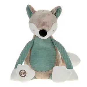 Plush toy Beppe Fox Axel beige-mint, 27 cm