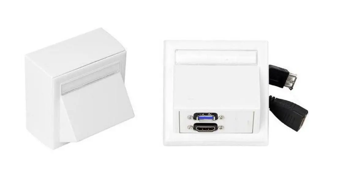 VivoLink WI221261 Sienas kontaktligzda HDMI un