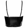black level Vinyl Top buckle XS виниловый короткий топ Photo 6