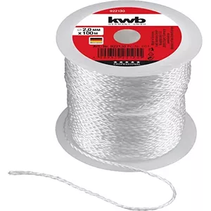 Rope KWB 922130 100m Nylon 2mm White