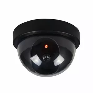 Riff RF-SC1 CCTV Ārtelpu Mājas drošības Kameras mulāža ar mirgojošu brīdinājuma gaismu 2x AA baterejām Melna