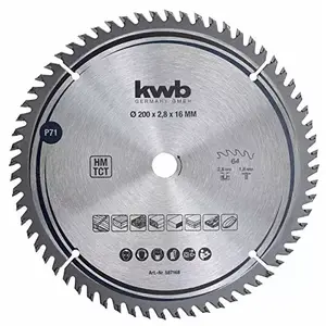 Пила дисковая KWB 587168 с твердосплавными напайками 1 шт