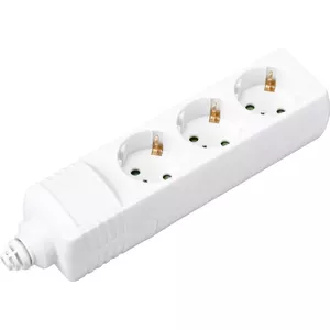 Power Extension Conrad BT-2372208 3 AC Outlets Indoor White