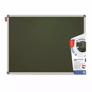 Magnetic Chalkboard MemoBe 200x100 cm, Green Surface, Aluminum Frame