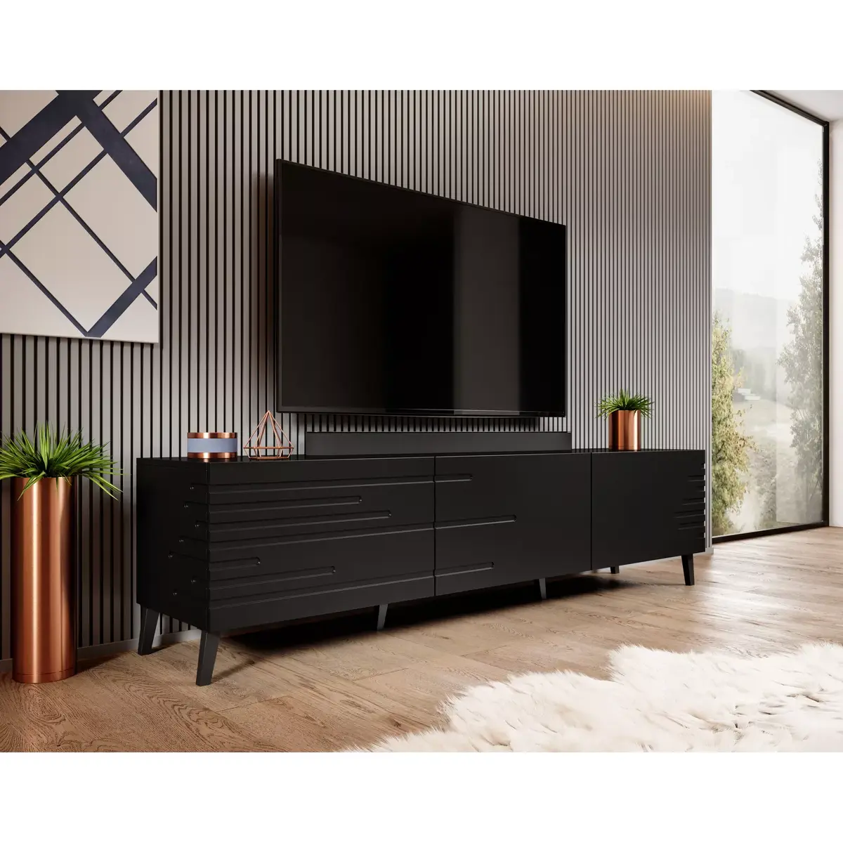 Cama Meble NOVA RTV TV skapis 186x40x48 cm Photo 3