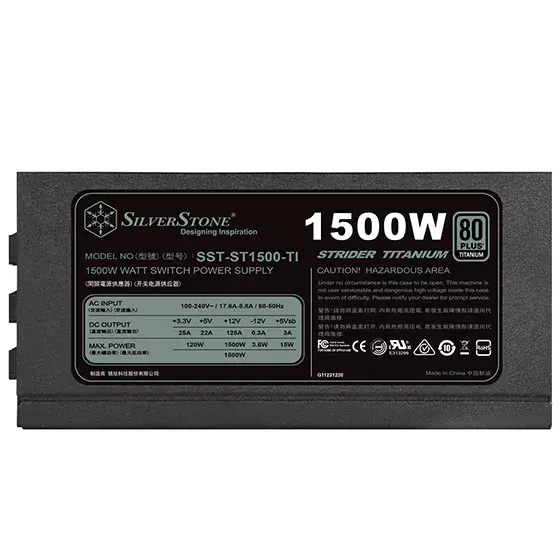 Barošanas bloks Silverstone ST1500-TI Photo 6