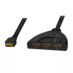 HDMI Switch LogiLink HD0040 30Hz Black ABS