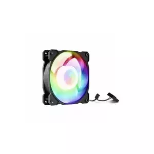 12 cm ventilators 1stCool F12-RGB-ST ar RGB apgaismojumu, 3-pin un 4-pin savienotāji