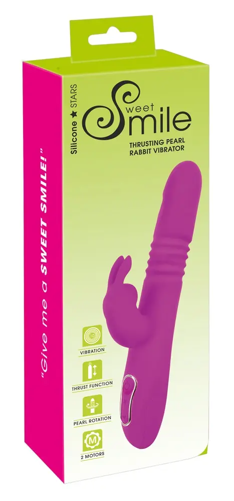 Vibrators Sweet Smile Thrusting Pearl Rabbit