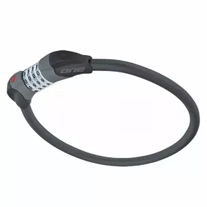 Bicycle Lock rock machine CL.Lock 15.80 — compact cable lock, black/grey