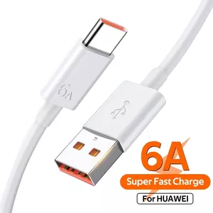 Huawei Super Charge 6A / 66W datu kabelis 1m (OEM)