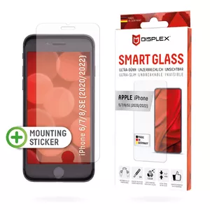 Displex Smart Glass Apple iPhone 6/7/8/SE 2020/2022 neiznīcīgs ultra-plāns neredzams