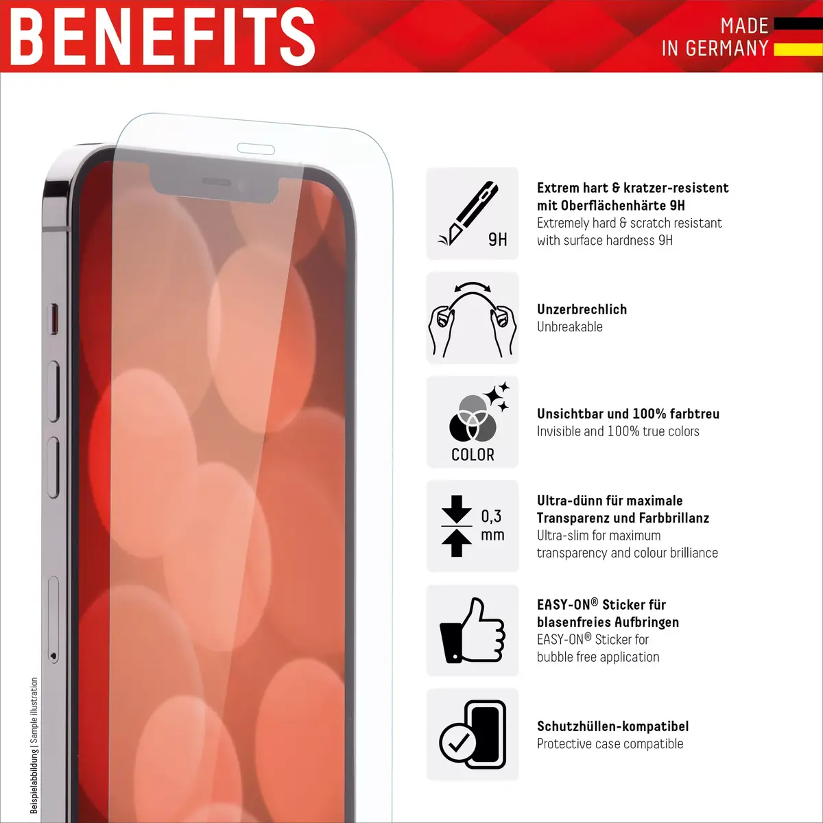 Displex Smart Glass для Apple iPhone 6/7/8/SE Photo 2