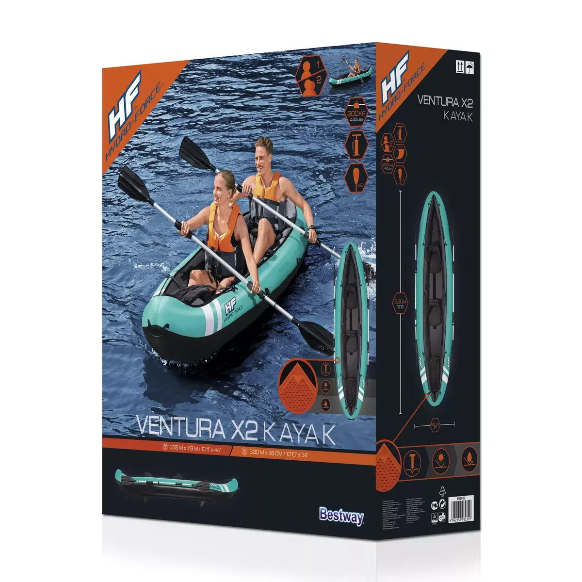 Bestway Hydro-Force Ventura надувной каяк на 2 человека Photo 43