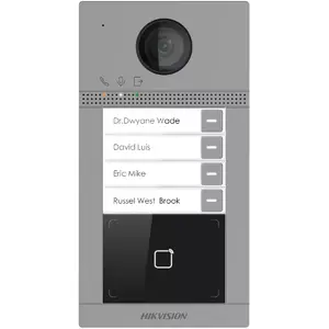 Видеодомофон Hikvision DS-KV8413-WME1(B) 2 МП, IP65/IK08, 1080p, Fast Ethernet