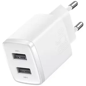 Charger Baseus Compact CCXJ010202 Indoor 2 USB Ports 5V 100-240V