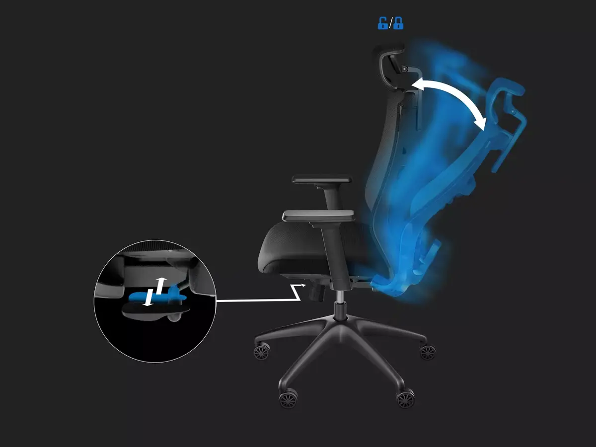 PC gaming chair GENESIS Astat 200 Photo 11