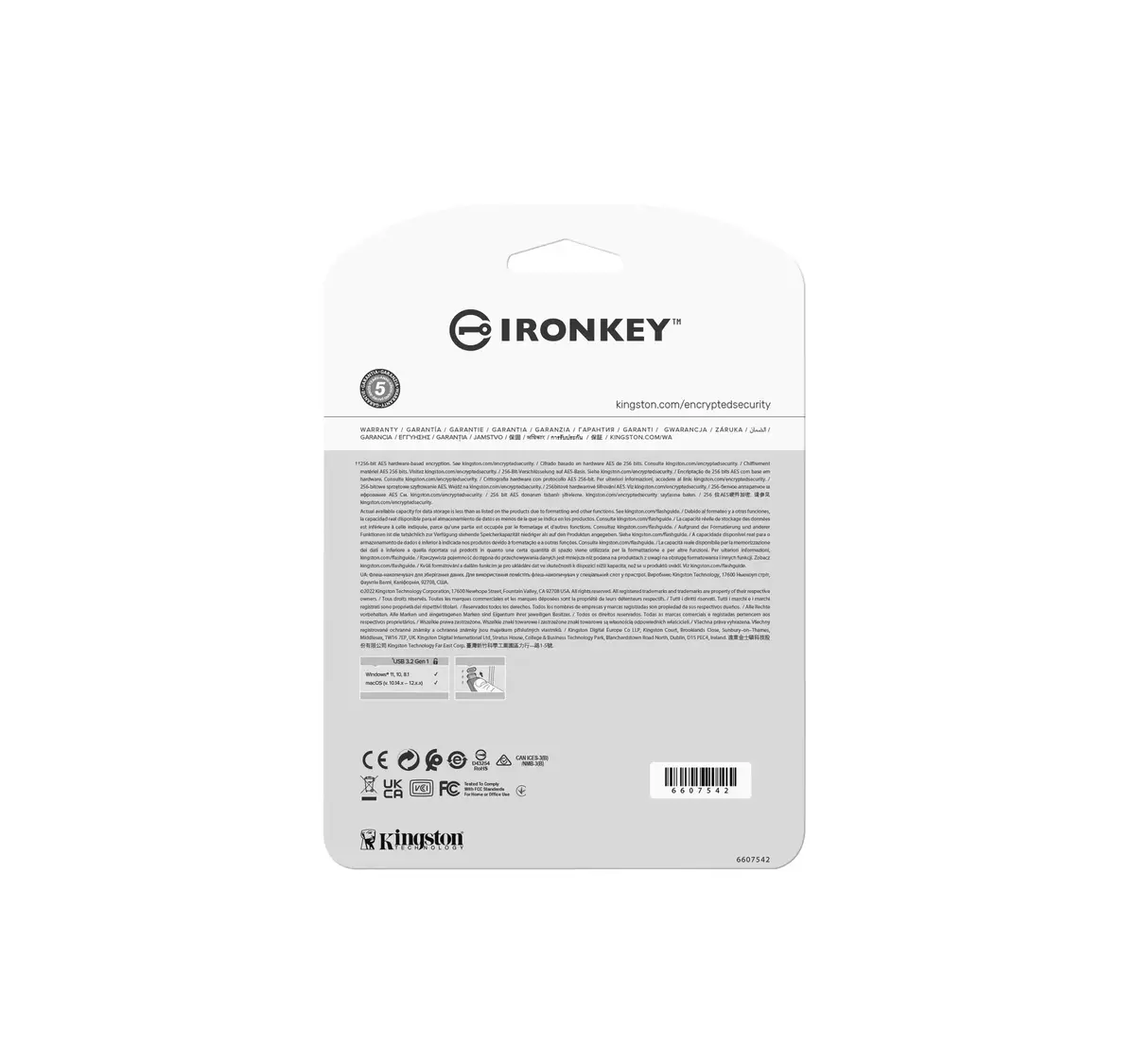 USB флешка Kingston 32GB IronKey Vault Privacy 50 Photo 7