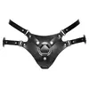 Страп‑он ZADO Leather Waist Strap 2XL Black Photo 6