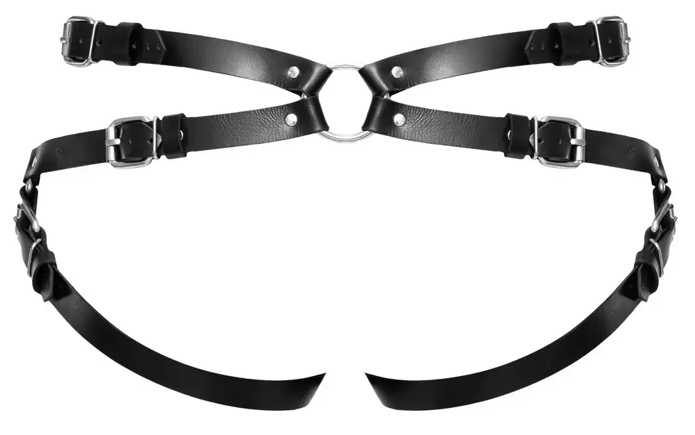 Страп‑он ZADO Leather Waist Strap 2XL Black Photo 7