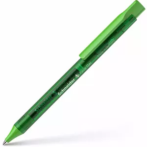 Gel pen Schneider Electric Fave 0.7 mm green — ballpoint gel ink, medium tip