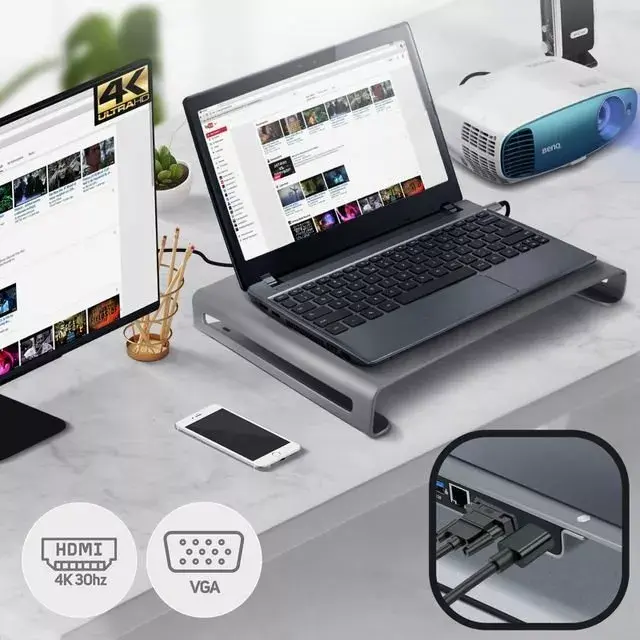 SWISSTEN USB-C daudzfunkcionāla dokstacija Photo 6