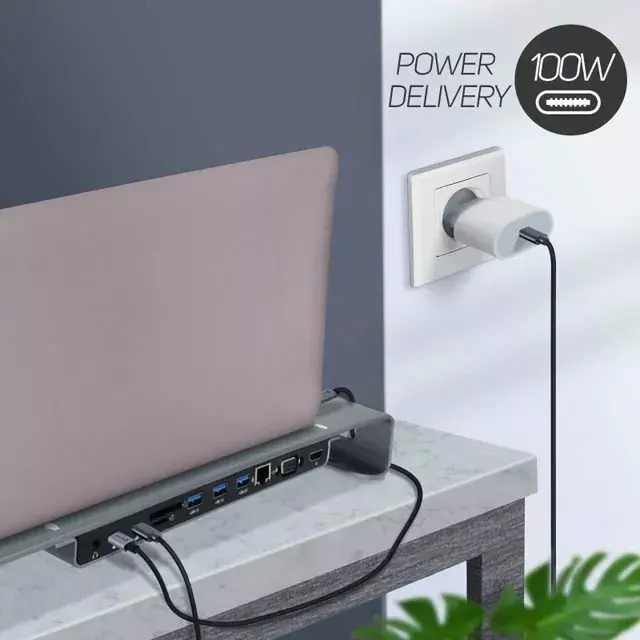 SWISSTEN USB-C daudzfunkcionāla dokstacija Photo 8