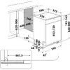 Whirlpool WBC 3C34 PF X Fully Built-In Dishwasher Photo 2