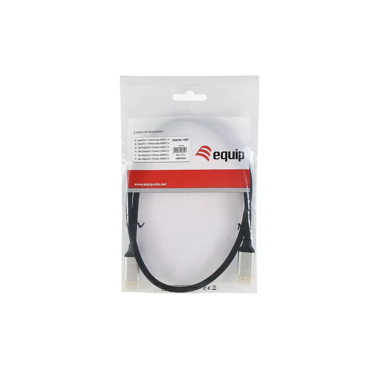 DisplayPort Cable Equip 1.4 Premium 3m Photo 3