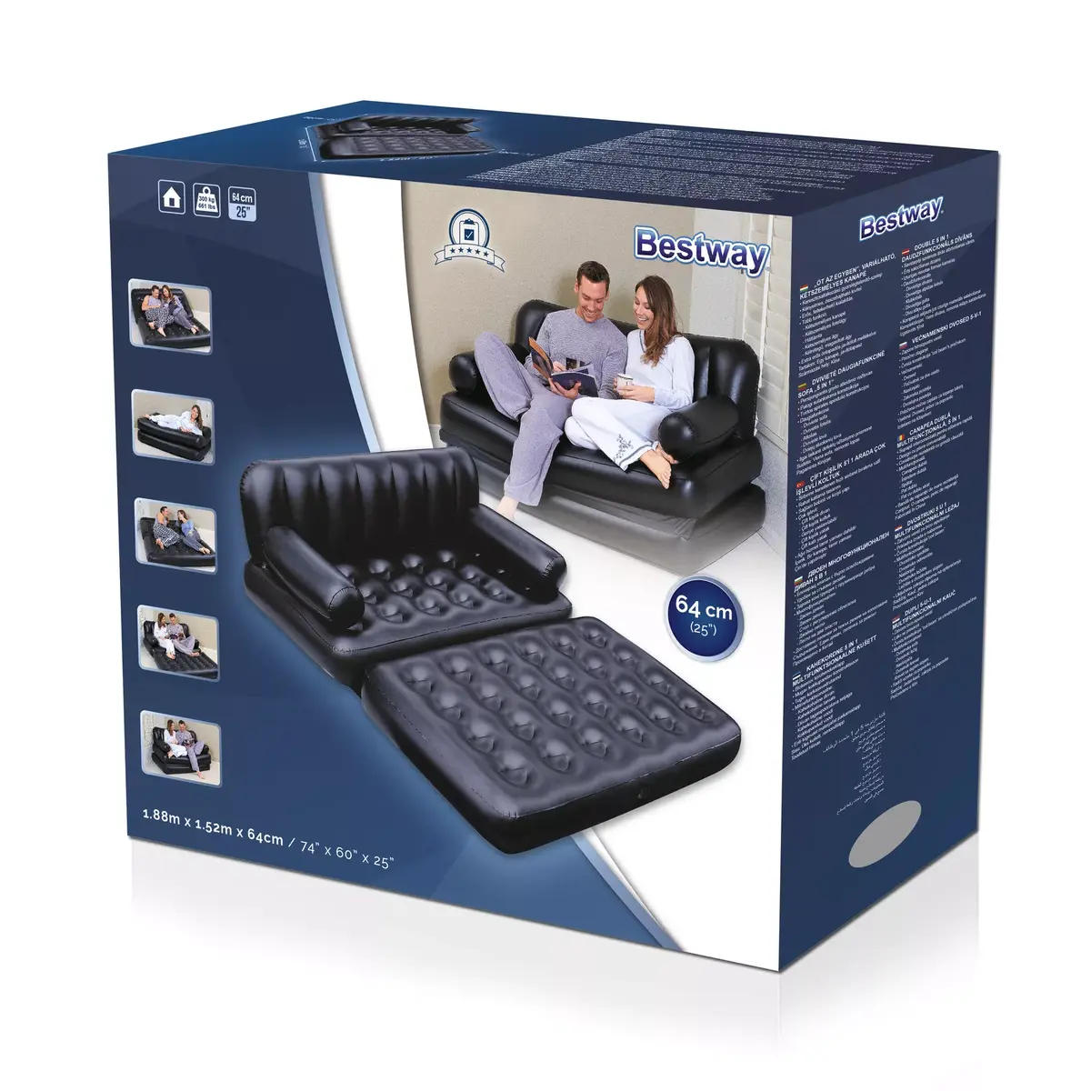 Bestway Double 5 in 1 Multifunctional Couch Photo 12