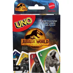 Games UNO Jurassic World Dominion Kāršu spēle Kartes nomaiņa