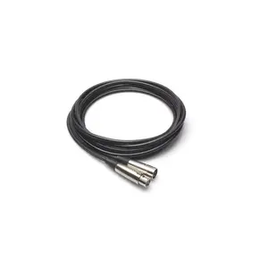 Кабель Hosa MCL-110 XLR (3‑pin) аудио, папа–мама, 3,05 м, чёрный