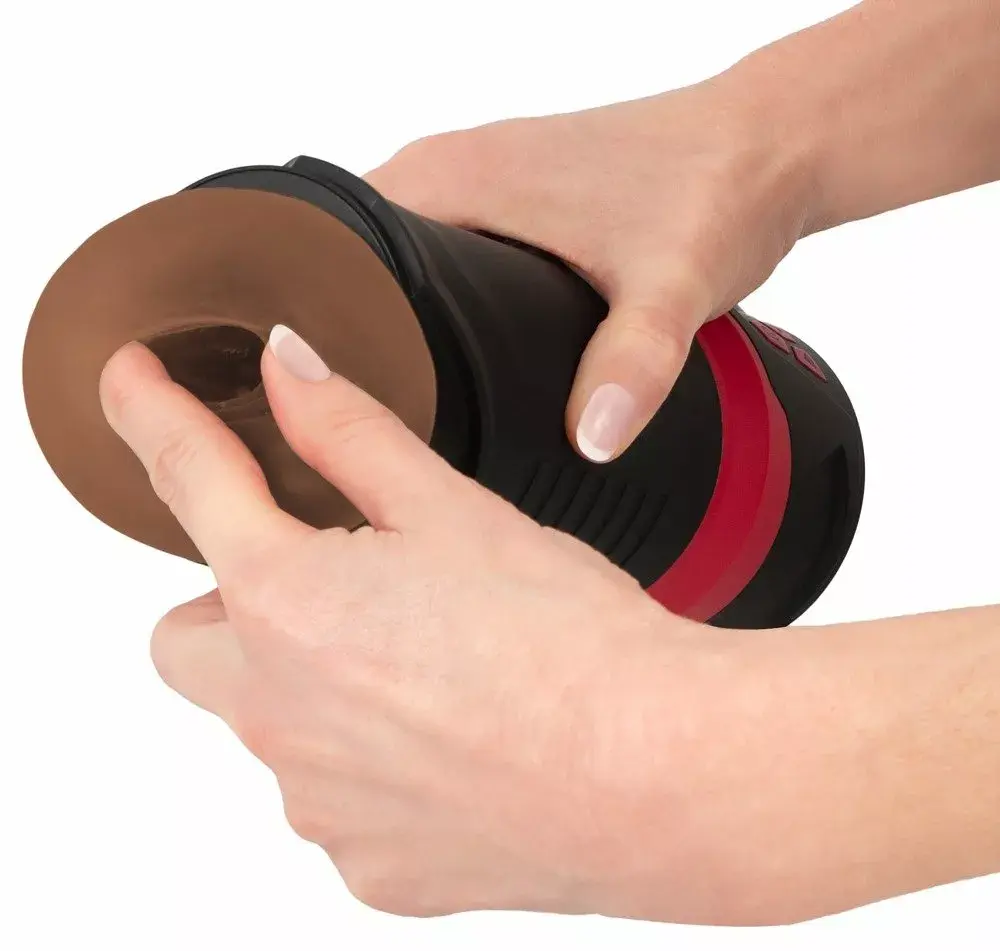 Мастурбатор WYNE Silicone Black с отрицательным давлением Photo 7