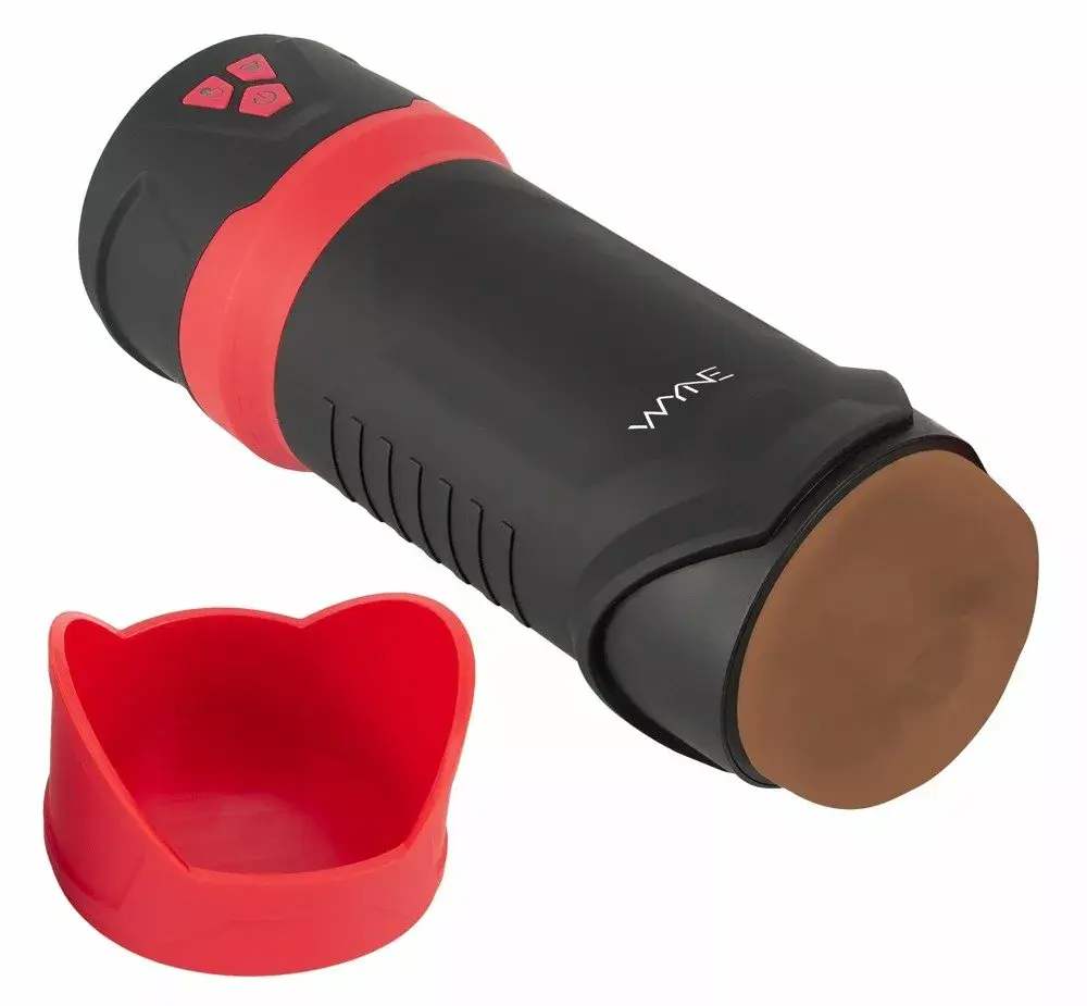 Мастурбатор WYNE Silicone Black с отрицательным давлением Photo 10
