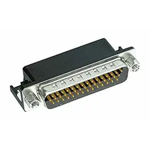 Wire Connector Harting 09 56 562 7813 D-Sub 78-pin Black Stainless Steel