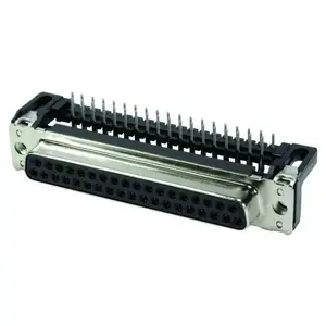 D-Sub Connector Harting 09664127601 37-pin F Black Metallic