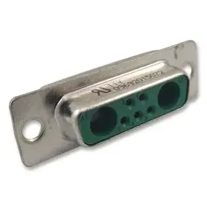 Wire Connector D-Sub 2 Harting 09 69 201 5072 Green Metallic